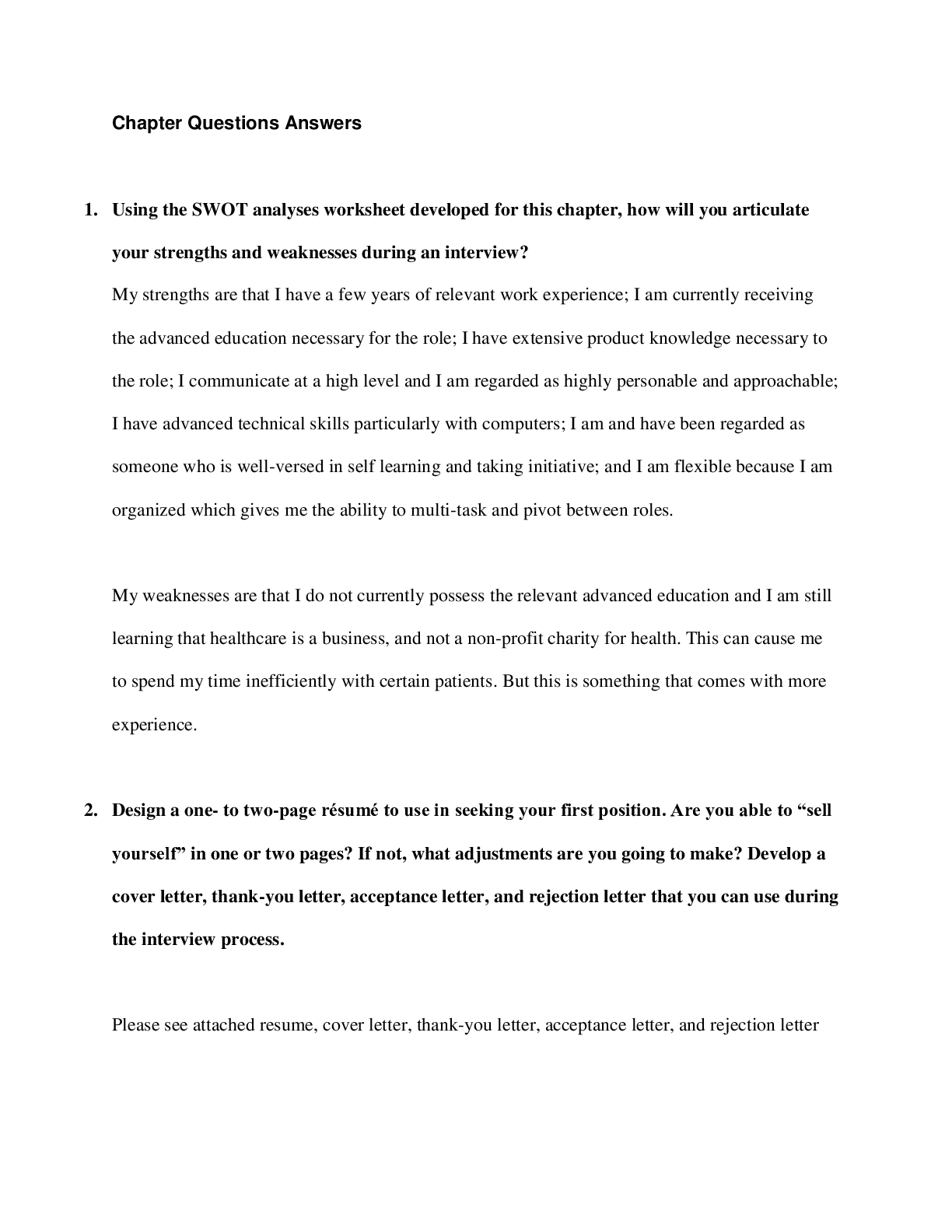 Preview of NUR 204 Chapter 12_Your Nursing Career, Revision Study Guides, Correctly Answered Question